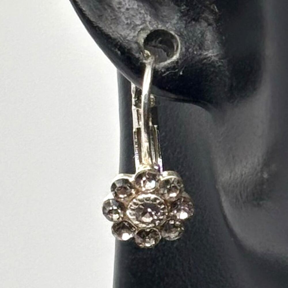 Silver Flower Earrings